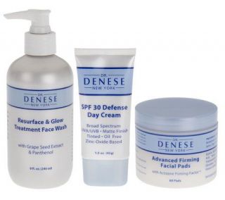 Dr. Denese Wash, Exfoliate and Protect Skincare Trio —