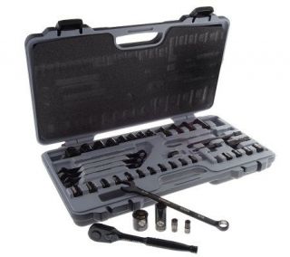Stanley 40pc Professional Black Chrome Mechanics Tool Set —
