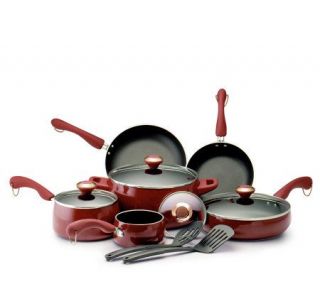 Paula Deen Signature Red 12 pc PorcelainCookware Set —