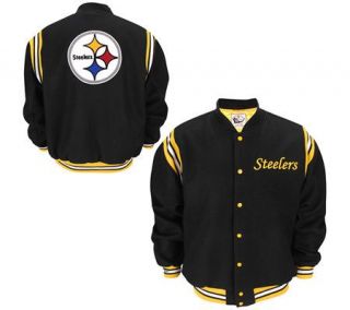 NFL Pittsburgh Steelers Retro Wool Jacket —