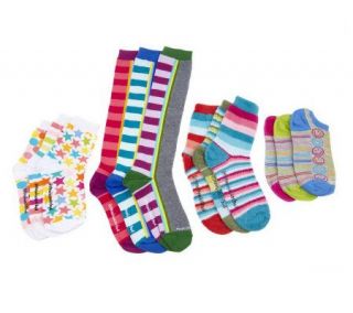 little missmatched CrazyCoordinate 4 Style Variety SockAssortment 