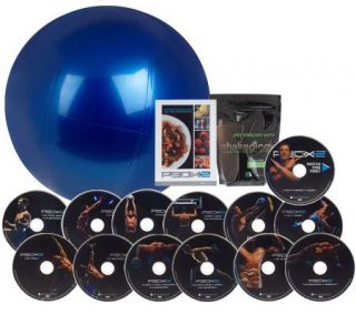 P90X2 13 DVD Workout Program with Stability Ball and Shakeology