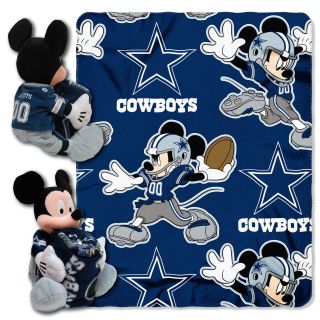 Dallas Cowboys Disney Mickey Mouse Ultimate 5pc Set Hugger, Pillow