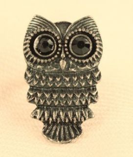  New Corea Lovely Owl Fashion Vintga Rings 2 Color Choose