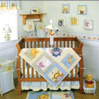 Disney Baby Peeking Pooh Friends Complete Crib Set