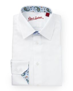  Robert Graham Nathan Revers Cuff Shirt White