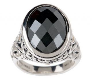 Angela by John Hardy Sterling & 14K Hematite Faceted Ring —
