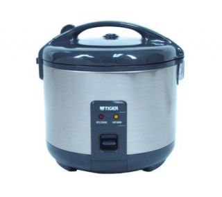 Tiger 10 Cup Stainless Steel Rice Cooker/Warmer —
