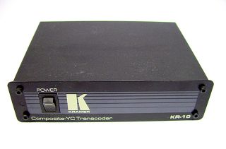 Kramer KR 10 Video Signal Converter Portable Composite YC Transcoder