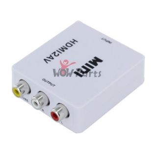 HDMI to AV CVBS Composite Video Audio RCA Converter Adapter for PS3