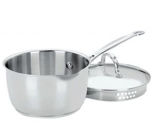 Cuisinart Chefs Classic Stainless 2 qt Saucepan with Cover   K129865