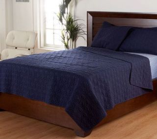 Liz Claiborne New York Horsebit Full Quilted Coverlet —