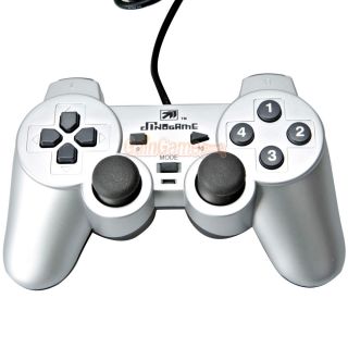  USB 022 Wired Game Pad Controller Joypad for PC Computer Silver
