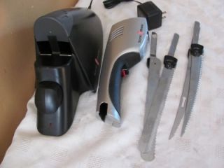  Used~ Cordless Sonic Blade Electric Carving/Slicing Knives (4 Blades