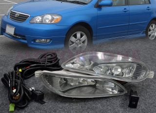 Toyota Corolla 05 06 Fog Style Front Bumper Side Lamp L R Switch