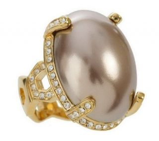 As Is Nolan Millers Beyond Bold Simulated Pearl Ring —