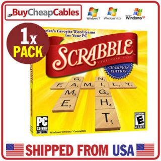 Brand New PC Game Scrabble Champion Edition XP 7 0 705381111900