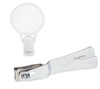 AngleVue Toenail Clipper with Magnifying Glass —