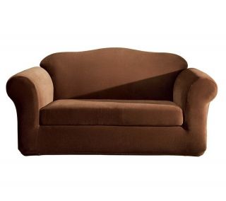 Sure Fit Stretch Pique Separate Seat Sofa Slipcover —