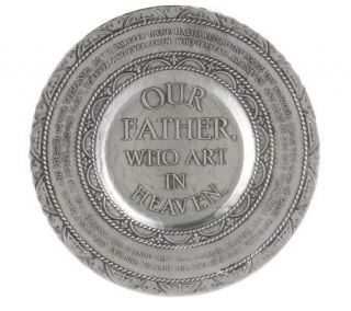 Wendell August Handcrafted Aluminum The Lords Prayer 11Plate