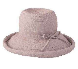 San Diego Hat Co. Womens Ribbon Floppy Hat with Medium Brim