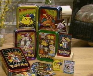 Pokemon Topps Series II Collectible Tin w/Trading Cards —