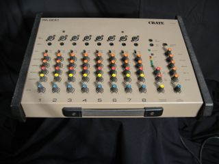 Crate PA 800 8 Channel Mixer Good Condition 