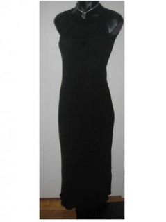 APRIL CORNELL BoHo Black Ruffle Hem Gauzy Maxi Dress Long XS