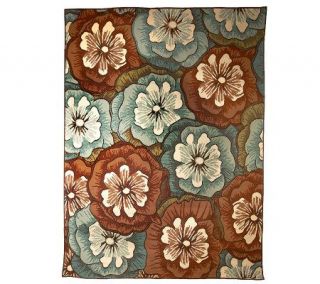 Indoor/Outdoor All Weather Olefin Blossoms Rug 