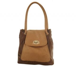 Couture by Kooba Charlotte Tote w/ Flap Front & Turnlock Detail