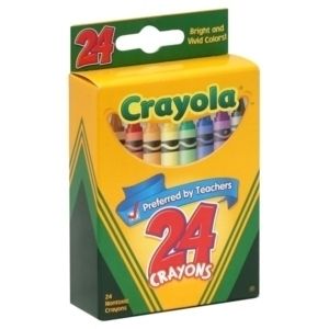 Crayola Crayons 24 Count Art Crafts Kids Original New