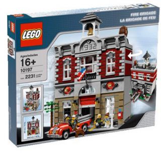 LEGO CREATOR FIRE BRIGADE House Station 10197 New Sealed in Box Ships