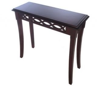 Bombay 32 inch Riley Console Table with Laser Cut Out Detail