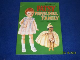 1996 Effanbee Patsy Paper Doll Family by Peggy Jo Rosamond