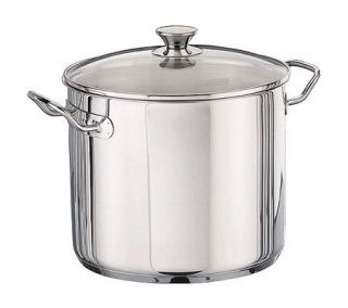 Tramontina 22 qt Covered Stockpot with Temperedlass Lid —