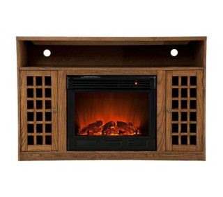 Brackenbury Media Electric Fireplace   Weathered Oak   H354674