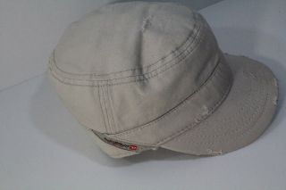 Diesel Cortese Service Hat Cap Tan Size L XL BNWT 100 Authentic Uni