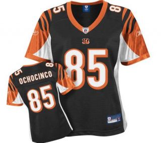 NFL Bengals Chad Ochocinco Womens Premier TeamColor Jersey —