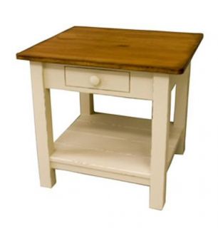 Grove Park End Side Table Coastal Cottage Style 40 Painted Colors
