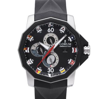 New Corum Admiral?s Cup Collection Rubber Strap Mens Watch 277.931.06