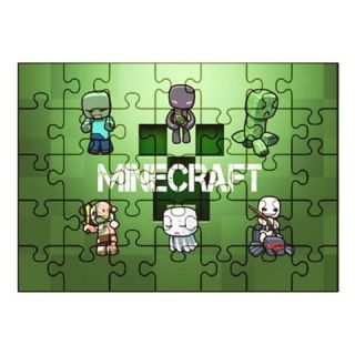 New Hot Item Minecraft Creepers Games Acrylic Jigsaw Puzzle 11 2 x 8