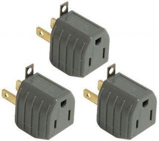 Loc in Plug Set of 3 Electrical Plug Adapter —