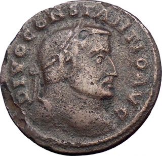 Constantius I Constantine The Great Father 306AD Large Ancient Roman