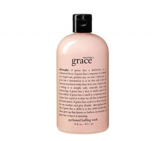 philosophy amazing grace perfumed buffing wash —