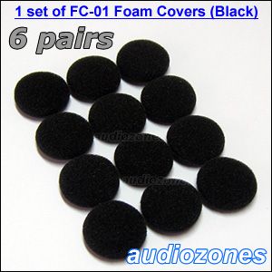 Foam Cover Ear Pads Cushion for Sony iPod  Earbud Earphones