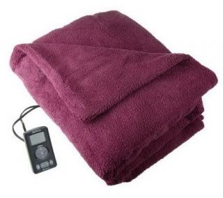 Sunbeam LoftTec Plush Twin Size Heated Blanket —