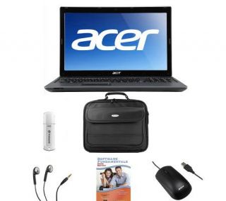 Acer On The Go Bundle w/ 4GB RAM, 320GB HD Notebook & Software