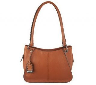 Tignanello Pebble Leather Medium Tote with Whipstitching   A226381