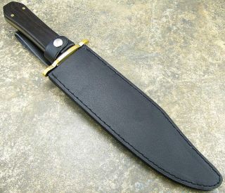 Davy Crockett King of The Wild Frontier Fixed Blade Bowie Knife Dark