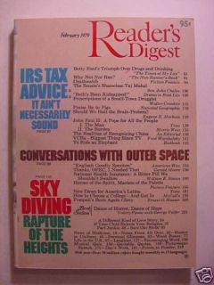 Readers Digest February 1979 Walter Cronkite A Druyan